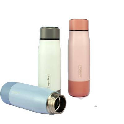 China Sustainable 360ML Double Wall Insulated Vacuum Flask Smart Thermos Custom Water Bottle Mugs Stainless Steel Vacuum Flasks Coffee and Tea Tools à venda