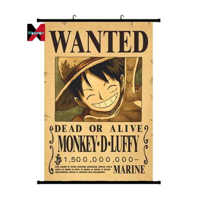 China Anime READY ACTIONS Home Decor Wall Scrolls Wanted Nine Piece Luffy Anime POSTER for sale