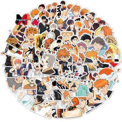 China Waterproof+Eco-friendly 102 Pieces Haikyuu Cartoon Anime Sticker Suitcase Case Mobile Phone Graffiti Sticker Waterproof for sale