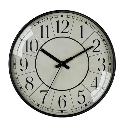 China Modern Silent Clock 12 Inch Battery Operated Elegant Stylish Non-ticking Wall Clock for Living Room, Bedroom, Entryway, Office for sale