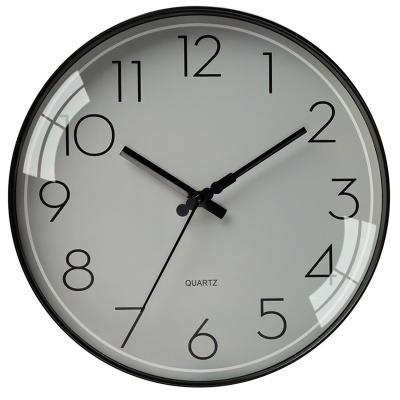 China 12 Inch Wall Clock Style Quiet Movement Quartz (Not Included) Modern Classic Simple Design Battery Operated For Home Office Classroom for sale