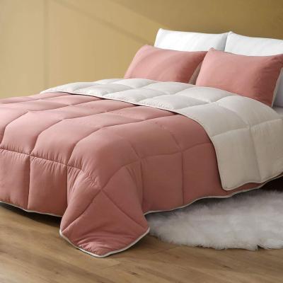 China TOPGREEN 100% Polyester Duvet Insert Sustainable Goose Down Microfiber Polyester Comforter Hilton Comforter for sale