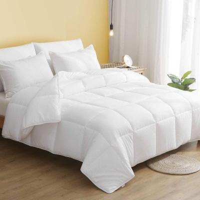 China Home Customized Hypoallergenic Brushed Down Alternative Quilted Comforter 100%cotton Duvet for sale