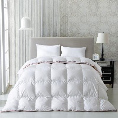 China 100% Cotton Hanging White Goose Down Comforter Winter Comforter Double Thickened Comforter High Quality Size Quilt for sale