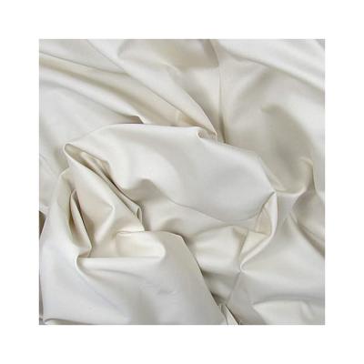 China TOPGREEN Cotton Fabric Sateen Breathable Popular 100% Soft and Thick Solid Color All White Cotton Fabric for sale