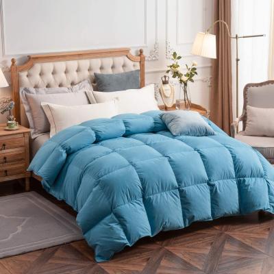 China Polyester/Polyfabric Inner Filling Cotton Comforter Wholesale Bed Goose Down Duvet Comforter Inserts High Quality All Season For Home Hotel for sale