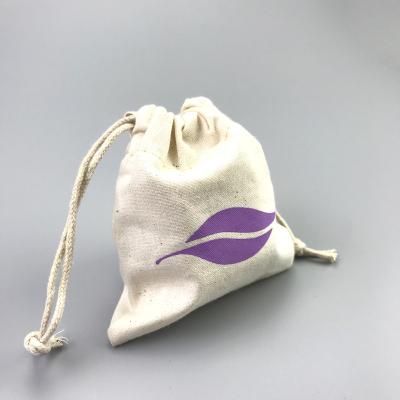 China Recyclable Promotional Customs Logo Print Canvas Drawstring Bag Pouch Gift Packaging Bag/Cotton Drawstring Canvas for sale