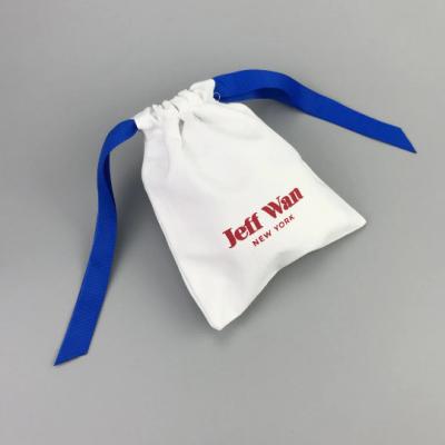 China Wholesale Custom Recyclable Logo Cotton Drawstring Dust Bag Gift Shoes For Luxury Handbags Pouch for sale