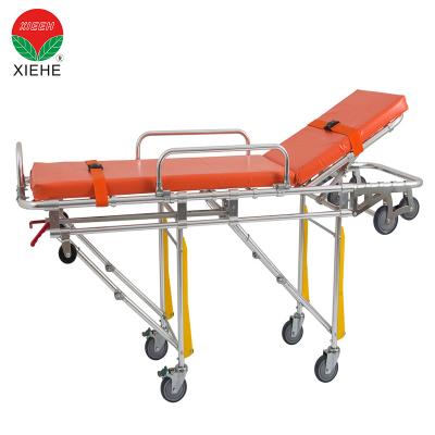 China Aluminum Alloy Medical Self Loading Ambulance Stretcher for sale