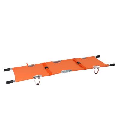 China Aluminum Alloy Xiehe Aluminum Foldable Loading Cheap Folding Stretcher With Handles for sale