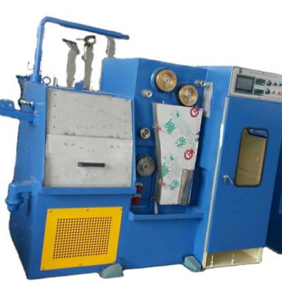 China Copper fine machinery repair shops 22 dies wire drawing machine with annealer price for sale