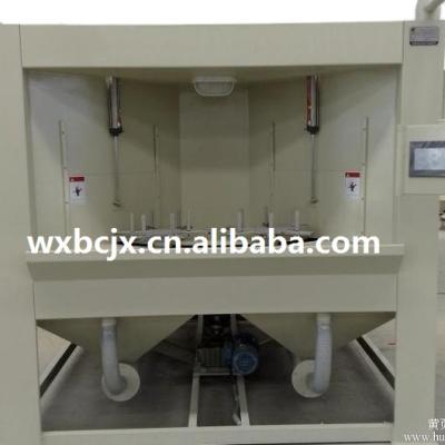 China Factory Automatic Turntable Sandblasting Machine Used For Castings Surface Cleaning for sale