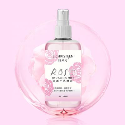 China Facial Toner Rose Water Mist Oil Control Hydration Body Spray Skin Repairing Toner Morocco Rose Water for sale