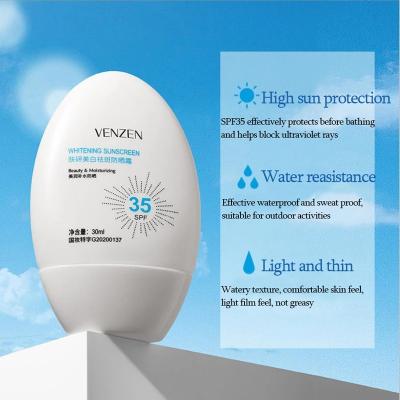 China Moisturizer Whitening Sunscreen Moisturizing Cream SPF35 Oil Control UV Facial Face And Body Protection Skin Care for sale