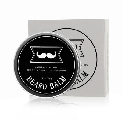 China DEEP CLEANSING Ready to Board Natural Organic Private Label Men's Beard Balm Oil Beard Care Balm for sale