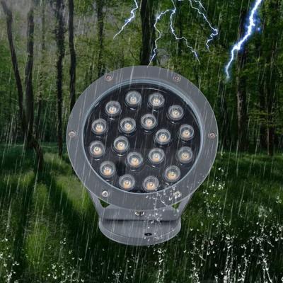 China White Lighting and Circuits Linear Design High Power 36w 48w RGB Led Underwater Engineering Fountain Lighting /Ponds IP65 Round Tree Spotlight Flood Light for sale