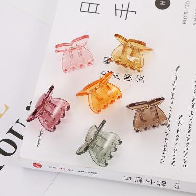 China Eco-friendly Butterfly Hair Clips Butterfly Hair Clips Transparent Plastic Children's Hair Claw Clip Broken Clip Hair Accessories for sale