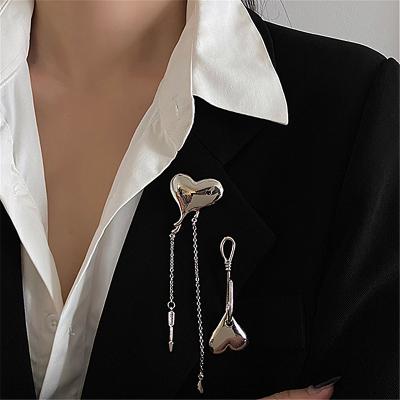 China Environmental Friendly Colorful Clouds Brooch Pins Heart Cute Lapel Hijab For Women Fashion Brooches Jewelry for sale