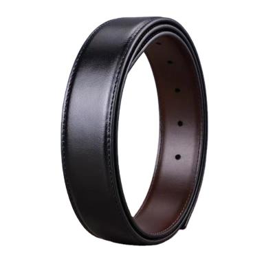 China New Arrival Hot Selling Men's Replacement Leather Belt Strap Cowhide Without Buckle for sale