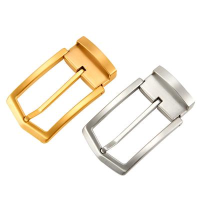 China 3.5 Perforated Head Buckle Leather Belt F Pin Buckle Head Belt Mens 304 Stainless Steel Belt Buckle Head Pants Main Access for sale