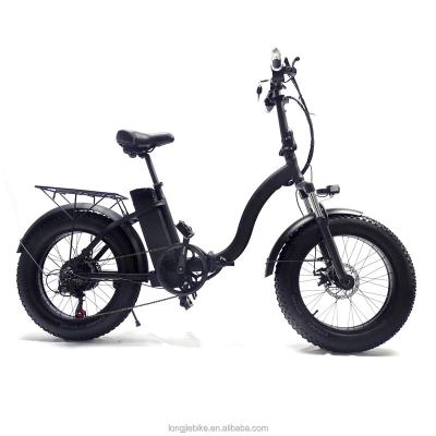 China Aluminum Alloy 500w/350W 48v Motor 14Ah Battery Bike 20 Inch Step Through Tire Easy Rider Fat Electric Bike for sale