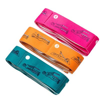 China Yoga stretch band stretch resistance belt elastic band yoga dance band training belt tension zone position stretch belt RH004 for sale