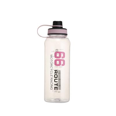 China Sustainable 1500ml large capacity travel water bottle outdoor portable sports fitness space cup transparent plastic water cup for sale