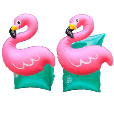 China Water Amusement Places Wholesale Price Flamingo swimming ring float Baby Arm Swimming Ring Child inflatable Pool Float Swimming Arm Ring for sale