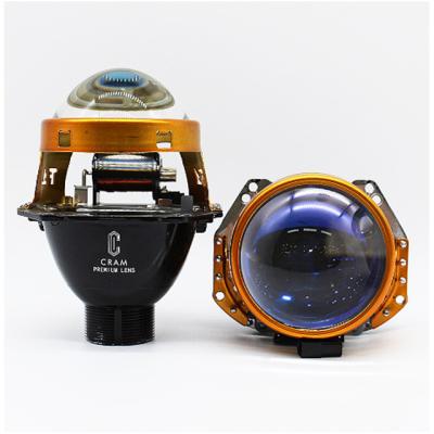 China 3.0 inch super bright autoki double angel eyes 12v 55w automobile lamp hid parxenon hid spotlight for sale