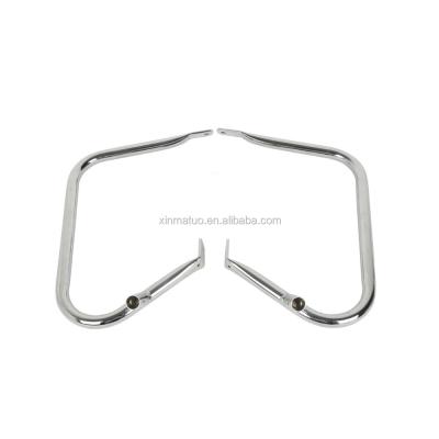 China XINMATUO XF2906318-E Steel Saddlebag Bags Guard Steel Bracket For Harley Davidson Touring Models 1997-2013 for sale