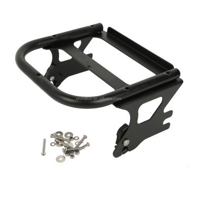 China 2-Up Iron Pack Mount Luggage Rack Fit For Harley Tour Pak Electra Street Glide 97-08 for sale