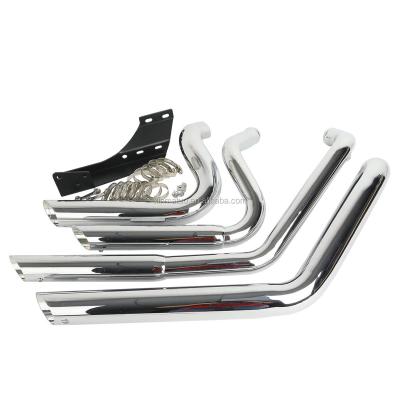 China Shortshots Upset Steel Exhaust Pipes For Harley Sportster XL 883 1200 04-13 12 11 XMT2906C10-E for sale