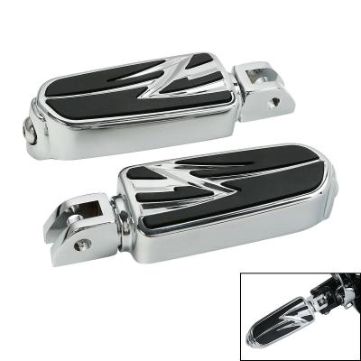 China Aluminum & 2018-2020 XINMATUO XF210867-E Rider FootPeg Footrest Slim Rubber Bob Breakout Street Fit For Softail for sale