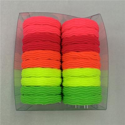 China Traceless 20 PCs/Polyester Printing Hair Elastic Hair Band Box Girl Rubber Band Hair Accessories for sale