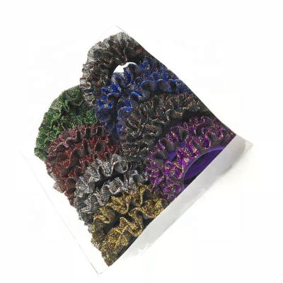 China 20pcs/box Traceless Scrunchies Elastic Hair Ties Nylon Hair Band Women Elastic Around Silk Scrunchie for sale