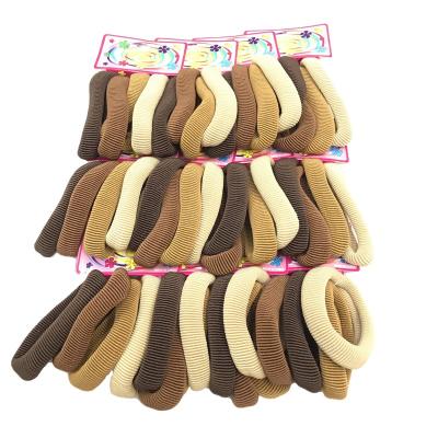 China Fashionable 30pcs/bag 9cm Gift Hair Band Polyester Hair Ties Ladies Fashionable Hair Tie for sale