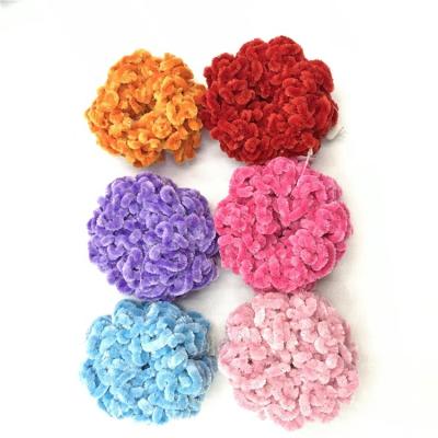 China 2020 New Fashion 12pcs/bag Hair Towel For Girls Woman Fashion Hair Accessories Elastic Hair Ties for sale