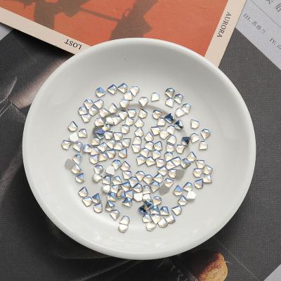 China Festival/Bag Holiday Finger Decoration 1440 Pieces Diamond Shape Gray Back Stone High Quality Glass Flatback Non-Hot Fix Nail Art AB Crystal Glass Rhinestone for sale