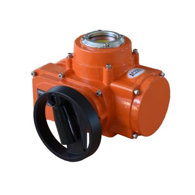 China HEX Series Waterproof Explosion Proof Quarter Turn IP68 Manual Modulating Electric Control Valve for sale