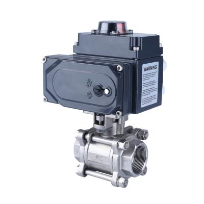 China ISO5211Small Quarter Turn Stainless Steel General Motorized Electric Actuator For Ball Valves for sale