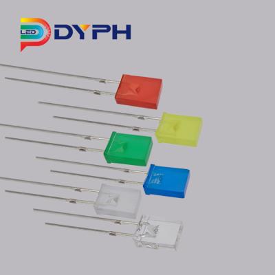 China Display DyPh LED Dip Light Emitting Diode Square Rectangle 2X3X4mm Blue Green White Pink 2X5X7mm Pink Red Led Diode for sale