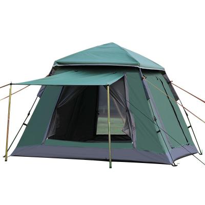 China Extended Type 4 Season Canvas Tent Waterproof Outdoor Camping Tents Outdoor Canvas Tent for sale