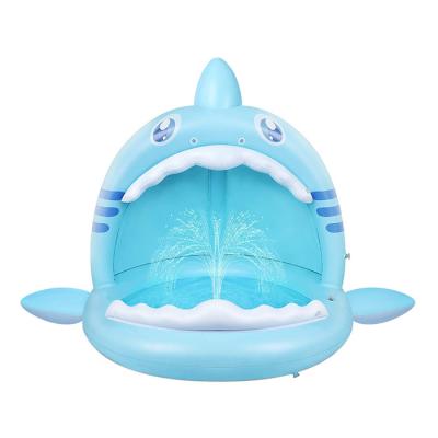 China Outdoor Water Toys With Tent Pool For Kids Inflatable Swimming Pool YC03 for sale