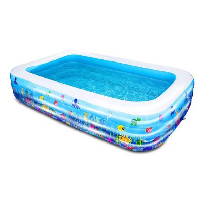 China Foldable Outdoor Family Kids Swimming Pool Full Size Home Inflatable Swimming Pool YC11 for sale