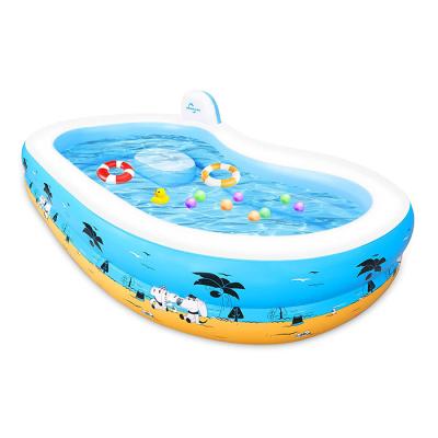 China Family Backyard With Compressor Inflatable Bouncy Pool Float Inflatable Tank Children Pools YC19 for sale