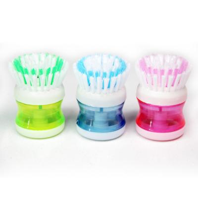 China Amazon Refill Brush Pan Brush Pressure Liquid Washing Dishes Viable Hot Selling Automatic Cleaning Brush for sale