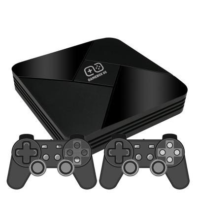 China qunshi tech built-in 6000 games GAME BOX G5 BOX TV box G5 family game console with G5 dual wireless controller for sale