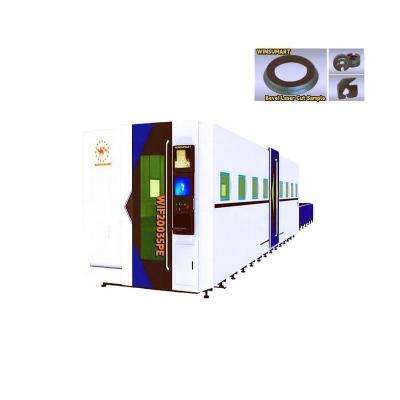 China Winsumart Photonics WIF6025PE Excellent Design Fiber Laser 30mm Iron Plate Cutting Machine 12000W 2000W Automated Metal Cutter Loading Machines for sale