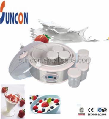 China stainless steel electric yogurt maker with 7 pots 1.5 for sale