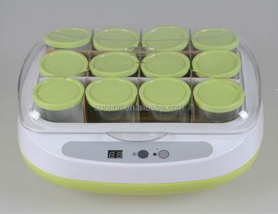 China 2.2L, 50W Plastic Electric Yogurt Maker With Timer And 2.3 LED Display for sale